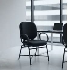 Cadeira Poltrona Diretor Fixa Conforto E Design Premium Giga Obeso Tecido 200Kg
