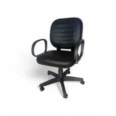 Cadeira Giga Plus Size Reforçada Obeso Giratória Costurada Ergonômica Executiva Com Rodízios - Até 160kg