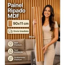 Kit 5 10 20 Placas Ripada Grande 90x11cm Alto Colante de Qualidade Premium - Envio Full