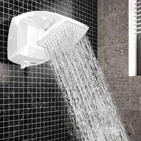 Ducha Chuveiro Elétrico Futura Eletrônica Multitemperaturas Branco Lorenzetti 220V 7500W
