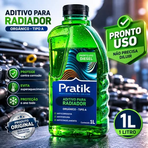 Aditivo Fluido Radiador Diesel 1L Automóvel Linha Pesada