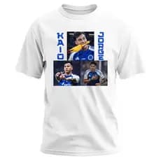Camiseta Masculina Kaio Jorge Camisa Futebol Cabuloso Torcedor Moda Streetwear Esporte