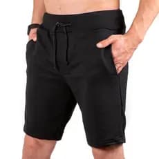 Bermuda Short Moletom Moletim Casual Slim Corte Justo Qualidade Excelente Cordão Original