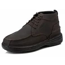 Sapatenis Tenis Bota Masculino 100% Couro Legitimo Ótima Qualidade