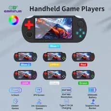 SF3000 Pro Console De Jogos Portátil 4.5 Polegada Tela IPS Retro Jogador De Videogame Com Efeitos De Iluminação RGB Pres