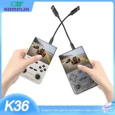 K36 Console De Jogos Portátil De Código Aberto, 16000+Jogos Integrados, Tela IPS De Alta Definição De 3,5 Polegadas