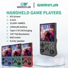 R36 Ultra ANS13 Código Aberto 4 Polegada Tela IPS Retro Handheld Console De Videogame Sistema Linux Portátil Bolso Jogad