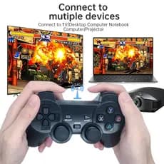 Novo Modelo Portátil 13000 + Jogo 64GBTF + console De Jogos + 2 Peças Controlador Suporte PS1/ATARI/MAME/MD/FC/GBA/GBC/G