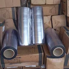 Filme PVC Esticável 38cm X 1000m Rolo Gigante Profissional - Alta Aderência P/ Alimentos, Estética..