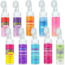 Kit 6 Sabonetes Facial Mousse Espuma De Limpeza Lovely 150ml Face Beautiful