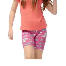 Shorts bermuda ciclista de cotton Escolar Infantil e juvenil tam 1 ao 16 Meninas