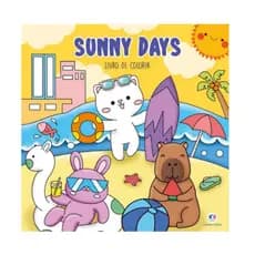 Livro de Colorir Sunny Days Capa Flexivel Ciranda Cultural