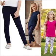 Calça Legging Cotton Lisas e estampadas Bebes Infantil Juvenil  Meninas Tamanho 1 AO 16