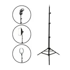 Tripé Universal Reforçado Resistente 2,6m Para Ring Light