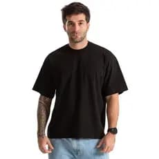 Camiseta Oversized Boxy Masculina Streetwear Academia Confortável Natal Réveillon Ano Novo Presente