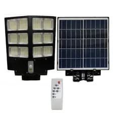 LUMINÁRIA SOLAR PÚBLICA POSTE RUA LED 600W COM SENSOR PRESENÇA