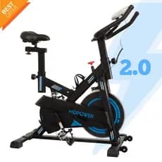 Bicicleta Ergométrica Spinning Profissional Azul 17kg de Inércia Suporta até 150kg e Altura 1.80m Bike Sport LANÇAMENTO