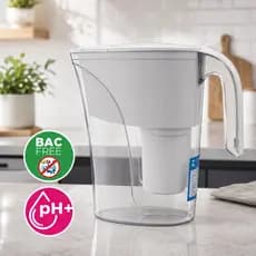 Jarra Purificadora Água Alcalina Ulfer Pratic Ph Branca Capacidade 1450 Ml Elimina Bactérias