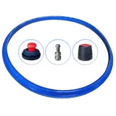 Kit Reparo Borracha Panela de Pressão 7 Litros + Selo Nitrilico + Peso Bola + Pino