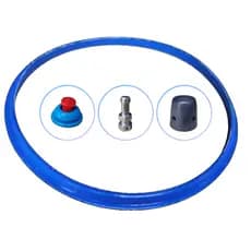 Kit Reparo Borracha Panela de Pressão 3 - 4,5 Litros + Selo Silicone + Peso Preto + Pino