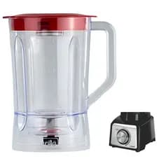 COPO MONDIAL L1000 L1100 TURBO INOX L1200 CRISTAL TAMPA VERMELHA