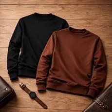 Kit 2 blusa moletom liso unissex várias cores lançamento