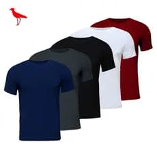 Kit de Camisetas Básicas Masculinas Algodão Premium Ducam Cores Sortidas