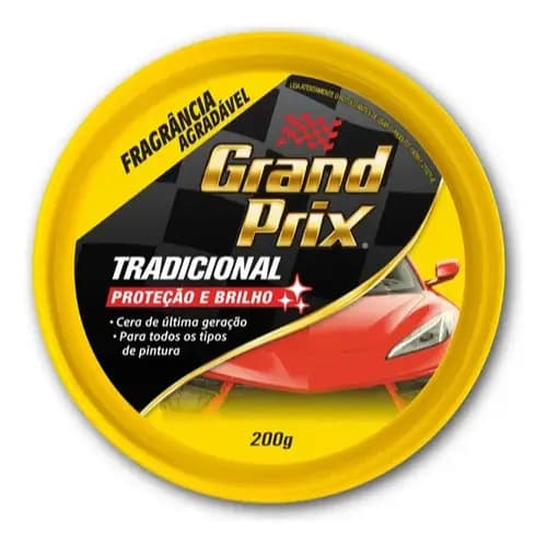 Cera Grand Prix Tradicional Proteção e Brilho 200g