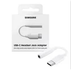 Adaptador Tipo-C P2 SAMSUNG ORIGINAL - Cabo Fone De Ouvido Tipo-C x P2 Adaptador Conector