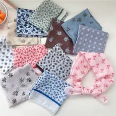 55CM primavera verão respirável macio pequeno lenço quadrado elegante cachecol All-Match