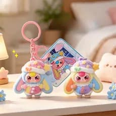 Pijama bebê três anos reunindo coelho boneca chaveiro fofo