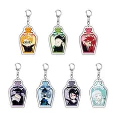 Chaveiro acrílico Anime Black Butler Chalce Sebastian