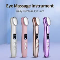 Varinha De Massagem Ocular Recarregável , Massageador De Olhos Com Vibração De Compressa Quente , Dispositivo Portátil D