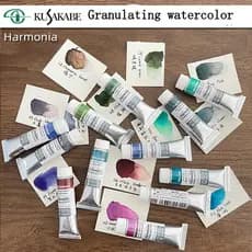 Japão-Nissenbe kusakabe Precipitação Cor em Camadas Tinta Aquarela 10ml 24 Cores Harmonia Único Opcional