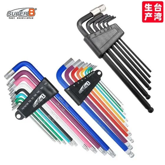 Conjunto de chave Allen de bicicleta SUPERB Baozhong Chave Torx Ferramenta de reparo de parafuso de estrada de montanha