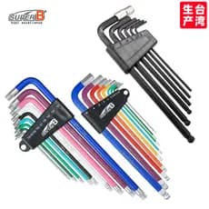 Conjunto de chave Allen de bicicleta SUPERB Baozhong Chave Torx Ferramenta de reparo de parafuso de estrada de montanha