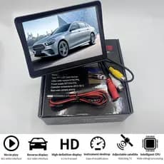 Caminhão AV monitor De Exibição De Monitoramento HD De Visão Traseira Com Imagem De Ré universal De 4.3 Polegadas Para V