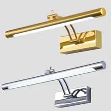 Espelho Lâmpadas De Parede Do Banheiro Moderno Luzes 43CM 55CM 9 12 Wc Fixado Na Luminárias Arandelas Quarto Interior