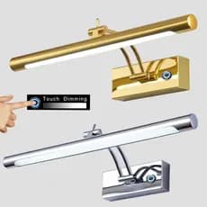 Interruptor De Escurecimento Por Toque Espelho Lâmpada De Parede Banheiro Luzes Modernas 43CM 55CM 9W 12W Luminárias Mon