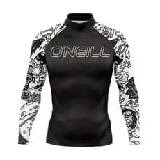 ONEILL Surf Life Camisa Masculina De Manga Comprida Para Rashguard Proteção UV Praia Sunwear Roupa De Banho UPF Roupas D