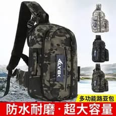Isca multifuncional bolsa mensageiro bolsa de ombro bolsa de cintura pólo mochila integrada equipamento de pesca saco de