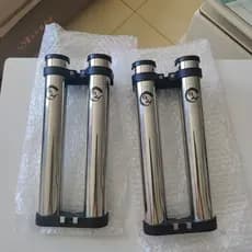 Insersor de vara de pesca extrator vara inserter preto Pit costa vara de pesca pólo dispositivo carruagem pólo suporte