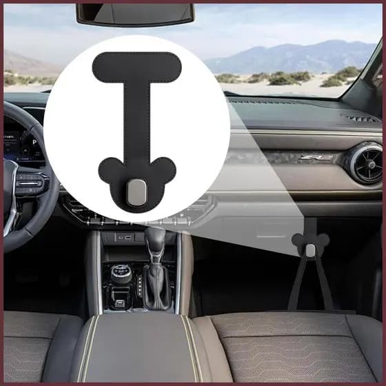 Suporte De Bolsa De Carro Resistente , Porta-Luvas De Passageiro , Cabide Autoadesivo , Acessórios Interiores Automotivo