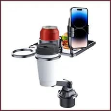 Suporte De Copo Expansor Bandeja De Comida Comer Titular Com Montagem Do Telefone Deslocamento Viajar Veículo Jantar nua