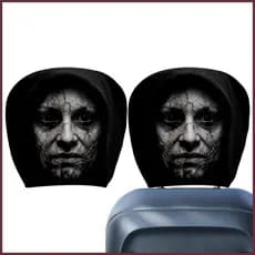 Capas De Encosto De Cabeça Para Carros Respirável Decoração De Interiores De Automóveis Protetor De Descanso De Assento