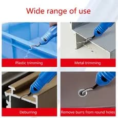 HL Kit De Ferramentas De Rebarbação Alça BS1010 Ferramenta Para Metal Plástico Alumínio Aço Rebarba Remover