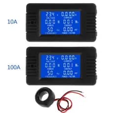 Medidor De Energia De Tensão Digital HL 6 Em 1 Com Transformador De Corrente 80 260V 110V 220V