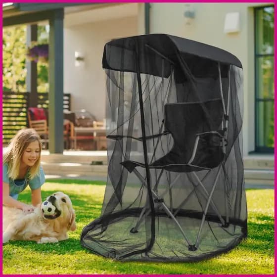 Cadeira Tenda Proteção UV Confortável Malha Abrigo Fly Net Capa Para De Dossel Mochila Caminhadas huebetymy
