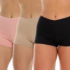 Kit 2 Short Anágua Curta Segunda Pele Feminino Liso Usar por Baixo de Vestido Saia