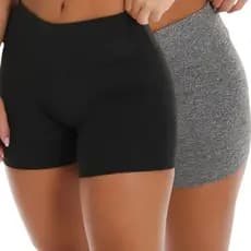 Kit 2 Short Academia Legging Esportivo Feminino Secagem Rápida Modeladora Empina o Bumbum Wega